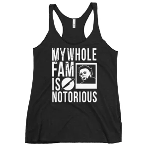 Notorious Michael Racerback (Black/White) - MEDIUM (Black Sunday)