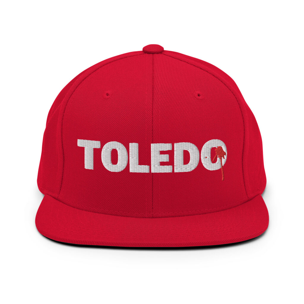Toledo Snapback Hat (Red/White/Red)