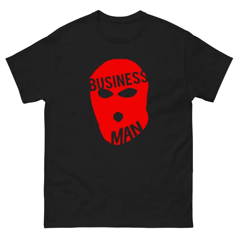 BUSINESSMAN SKI TSHIRT (BLACK/RED)